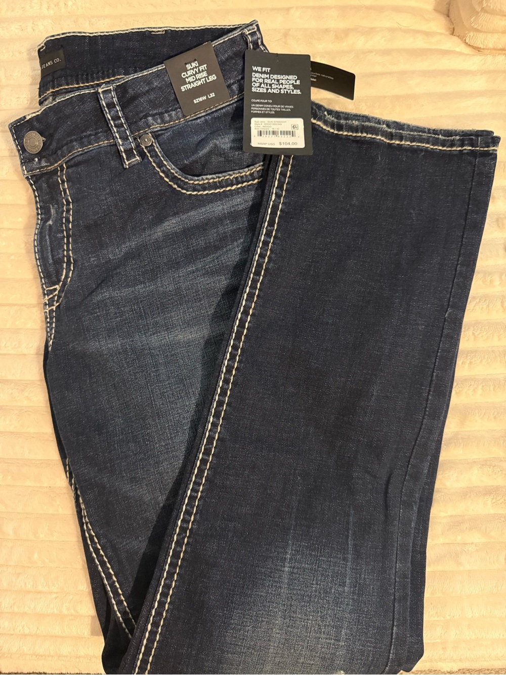 Women’s Silver Jeans Co 16W 32L